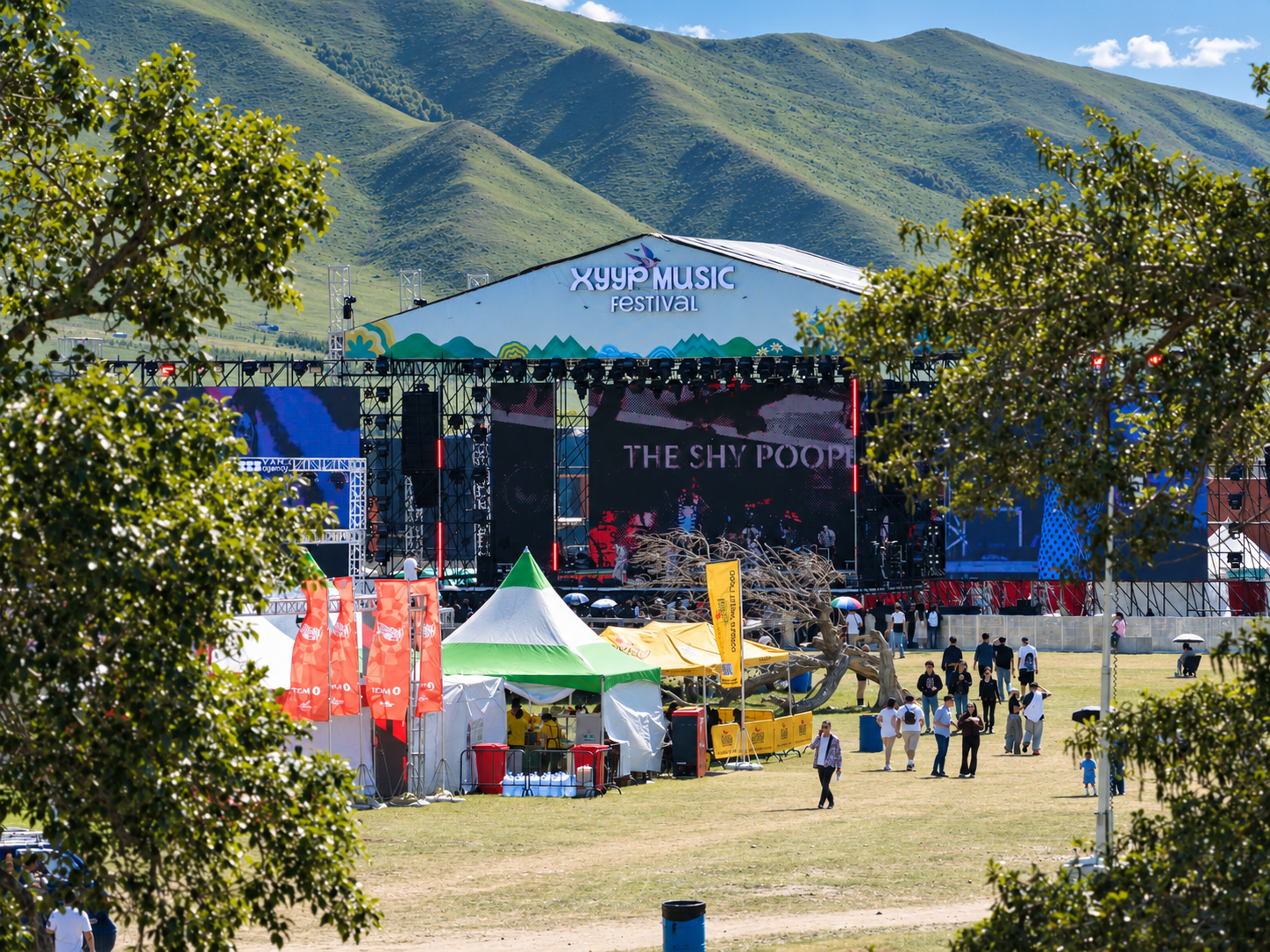 Expanded festival grounds