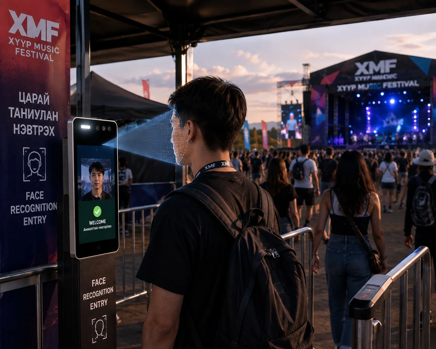 Festival gate workflow